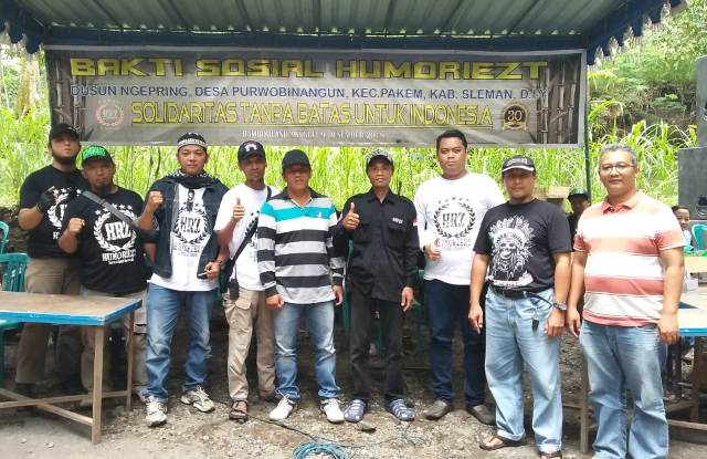Sejumlah panitia Baksos Humoriezt